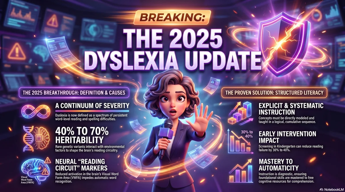 Cinematic 3D news thumbnail with neon lighting and a reporter figure