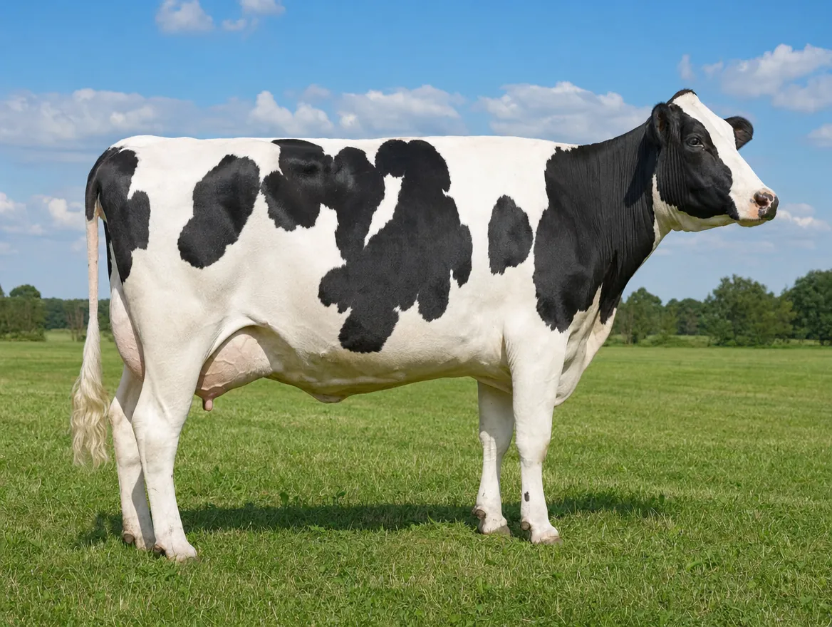 Original photo of a cow